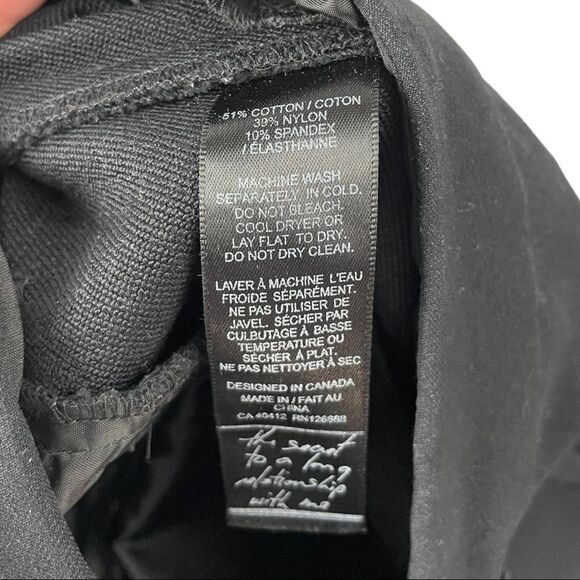 NOEL Asmar Black Stretch Pencil Pants With Welt Pockets Size 10 - Picture 6 of 6